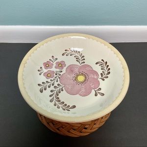 Vintage Royal China by Jeannette Floral Serving Bowl